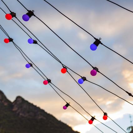 Twinkly - LED RGB Stmievateľný vonkajšia dekoračná reťaz FESTOON 20xLED 14m IP44 Wi-Fi