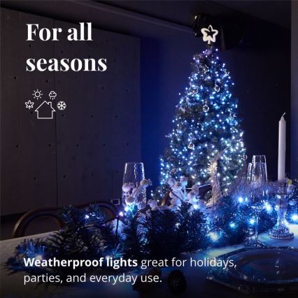 Twinkly - LED RGBW Stmievateľná vianočná dekorácia PRE-LIT GARLAND 50xLED 3,15 m Wi-Fi