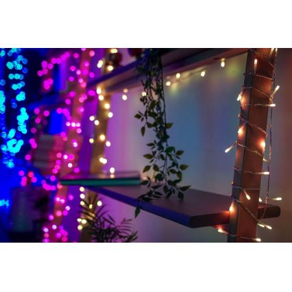 Twinkly - LED RGB Stmievateľný vonkajší vánoční závěs ICICLE 190xLED 11,5m IP44 Wi-Fi