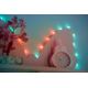 Twinkly - LED RGB Stmievateľná vianočná reťaz CANDIES 100xLED 8 m USB Wi-Fi