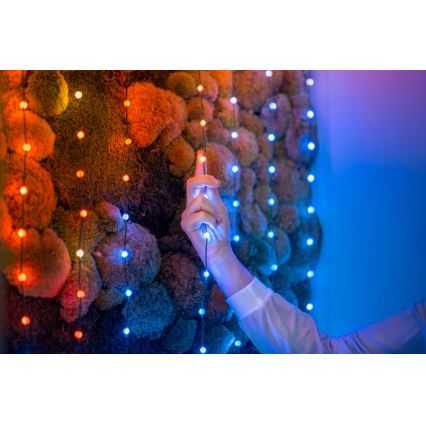 Twinkly - LED RGB Stmievateľná vianočná reťaz CANDIES 200xLED 14 m USB Wi-Fi
