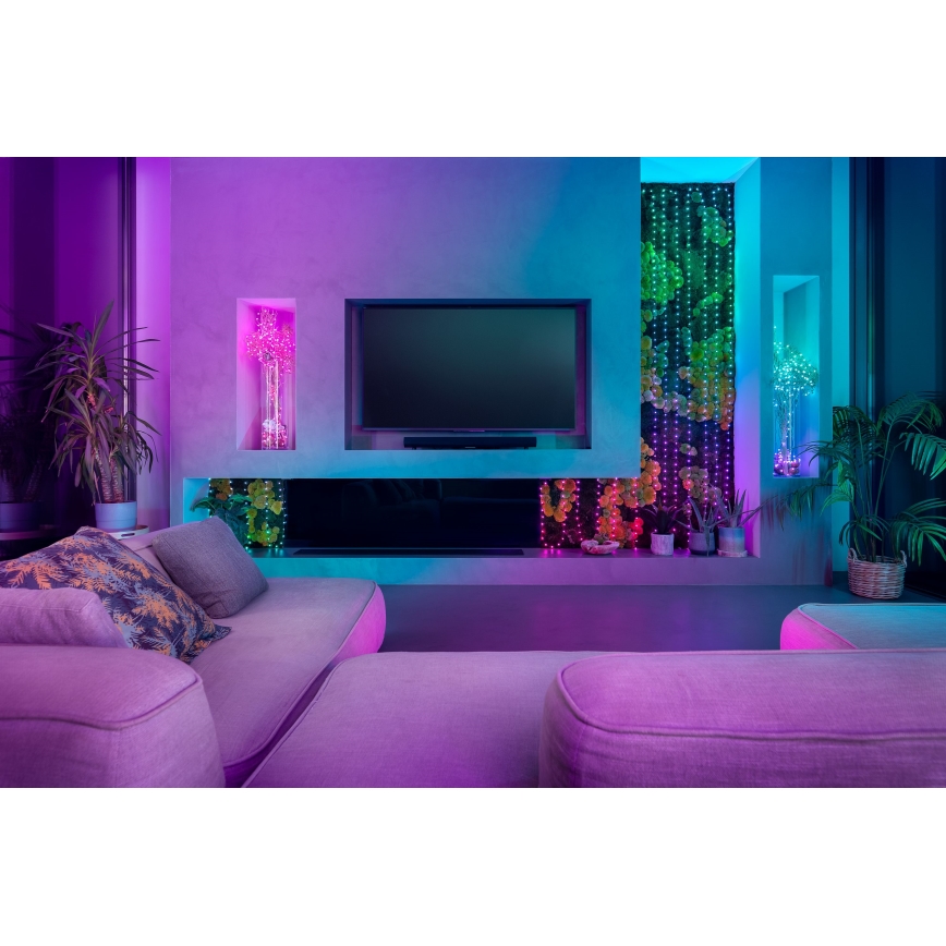 Twinkly - LED RGB Stmievateľná vianočná reťaz CANDIES 200xLED 14 m USB Wi-Fi
