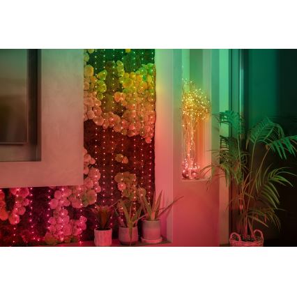 Twinkly - LED RGB Stmievateľná vianočná reťaz CANDIES 200xLED 14 m USB Wi-Fi