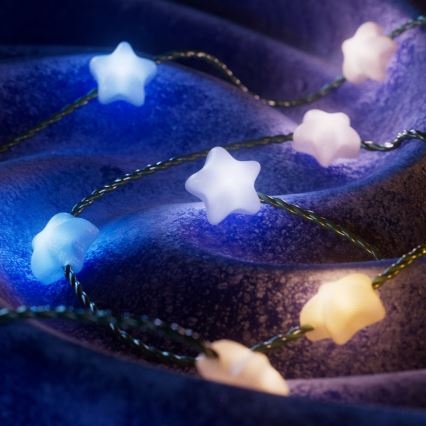 Twinkly - LED RGB Stmievateľná vianočná reťaz CANDIES 200xLED 14 m USB Wi-Fi