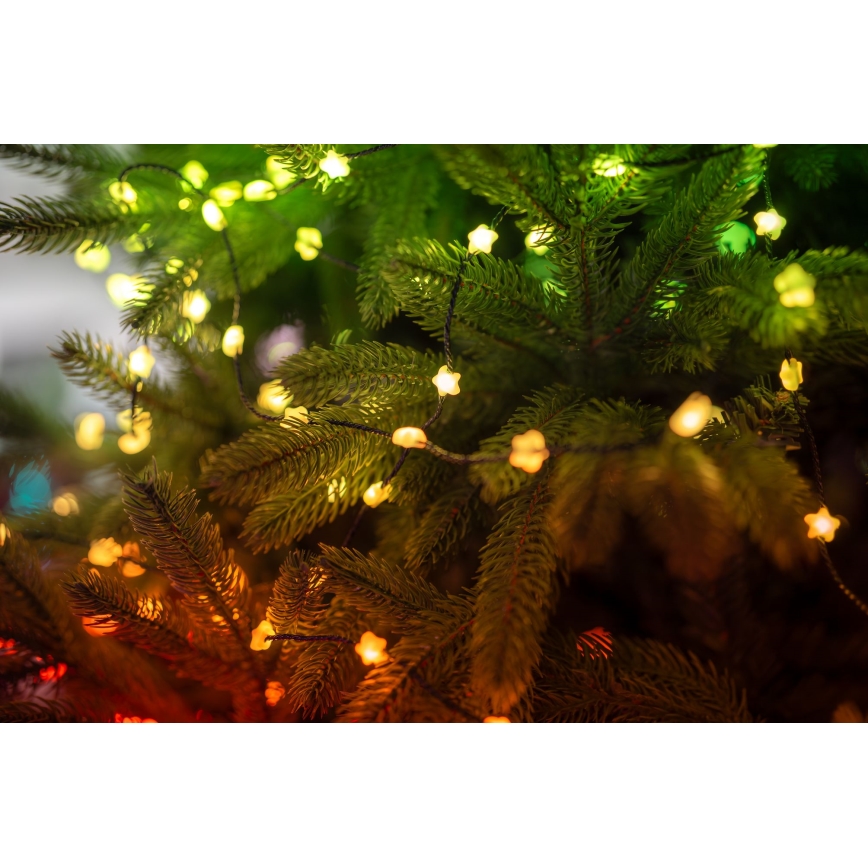 Twinkly - LED RGB stmievateľný reťaz CANDIES 200xLED 14 m USB Wi-Fi