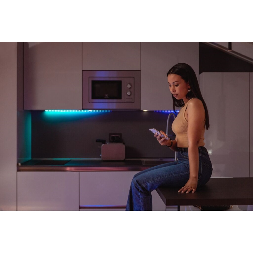 Twinkly - LED RGB Predlžovací stmievateľný pásik LINE 100xLED 1,5 m Wi-Fi