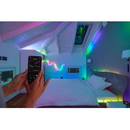 Twinkly - LED RGB Predlžovací stmievateľný pásik LINE 100xLED 1,5 m Wi-Fi