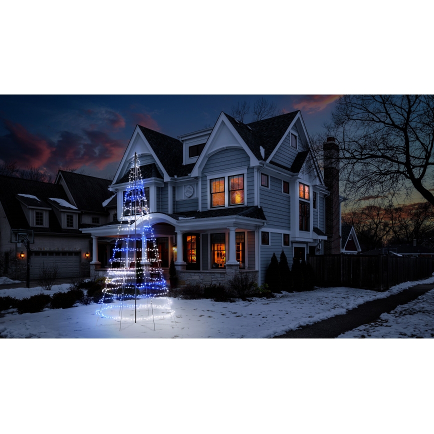 Twinkly - LED RGBW stmievateľný vonkajší vianočný stromček LIGHT TREE 1000xLED 6 m IP44 Wi-Fi