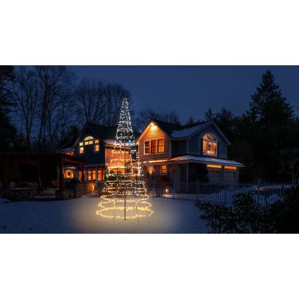 Twinkly - LED RGBW stmievateľný vonkajší vianočný stromček LIGHT TREE 1000xLED 6 m IP44 Wi-Fi