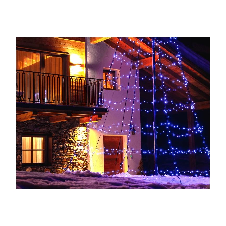 Twinkly - LED RGBW Stmievateľný vonkajší vianočný stromček LIGHT TREE 450xLED 3m IP44 Wi-Fi