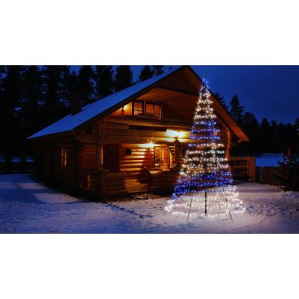 Twinkly - LED RGBW Stmievateľný vonkajší vianočný stromček LIGHT TREE 750xLED 4m IP44 Wi-Fi