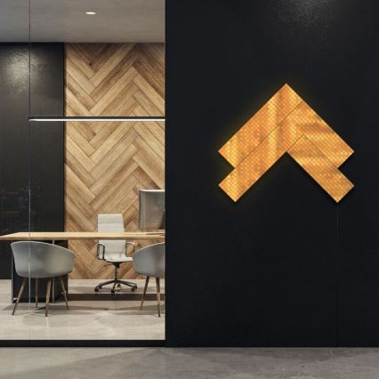 Twinkly - LED RGB Stmievateľný panel SQUARES 64xLED 16x16 cm Wi-Fi