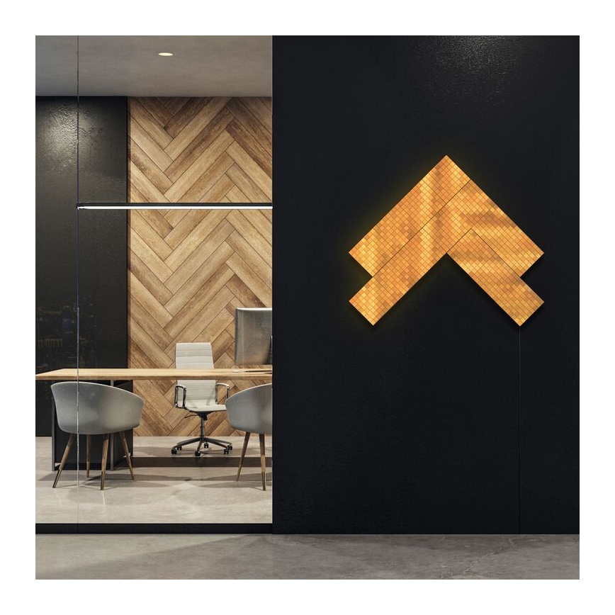 Twinkly - LED RGB Stmievateľný panel SQUARES 64xLED 16x16 cm Wi-Fi