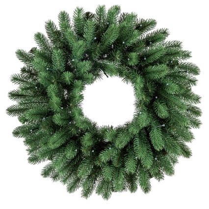 Twinkly - LED RGB Stmievateľný vánoční věnec PRE-LIT WREATH 50xLED pr. 61cm Wi-Fi