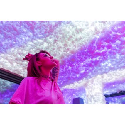 Twinkly - LED RGBW stmievateľný vonkajší svetelný reťazec STRINGS 250xLED 23,5m IP44 Wi-Fi