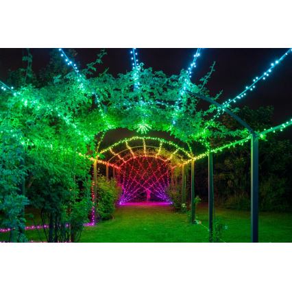 Twinkly - LED RGBW Stmievateľná vonkajšia vianočná reťaz STRINGS 250xLED 23,5m IP44 Wi-Fi