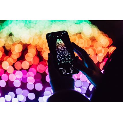 Twinkly - LED RGB Stmievateľný vonkajší vianočná reťaz STRINGS 400xLED 35,5m IP44 Wi-Fi