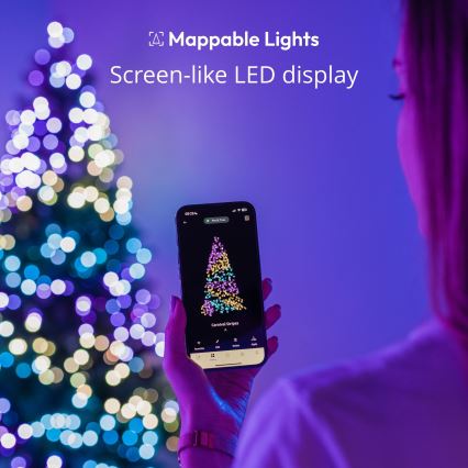 Twinkly - LED RGB Stmievateľná vonkajšia vianočná reťaz STRINGS 750xLED 63,5m IP44 Wi-Fi