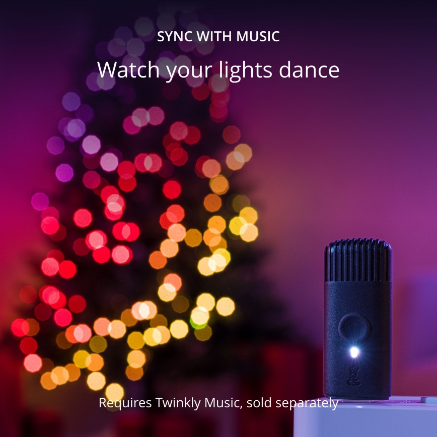 Twinkly - LED RGB Stmievateľná vonkajšia vianočná reťaz STRINGS 750xLED 63,5m IP44 Wi-Fi