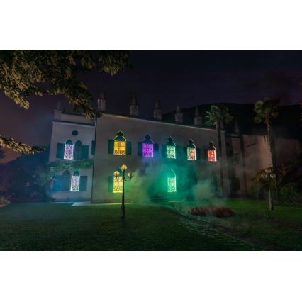 Twinkly - LED RGBW Stmievateľný vonkajší vianočný záves CURTAIN 210xLED 6,1m IP44 Wi-Fi