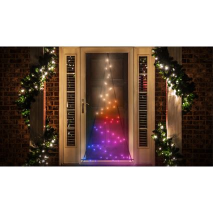 Twinkly - LED RGBW Stmievateľný vonkajší vianočný stromček LIGHT TREE 70xLED IP44 Wi-Fi