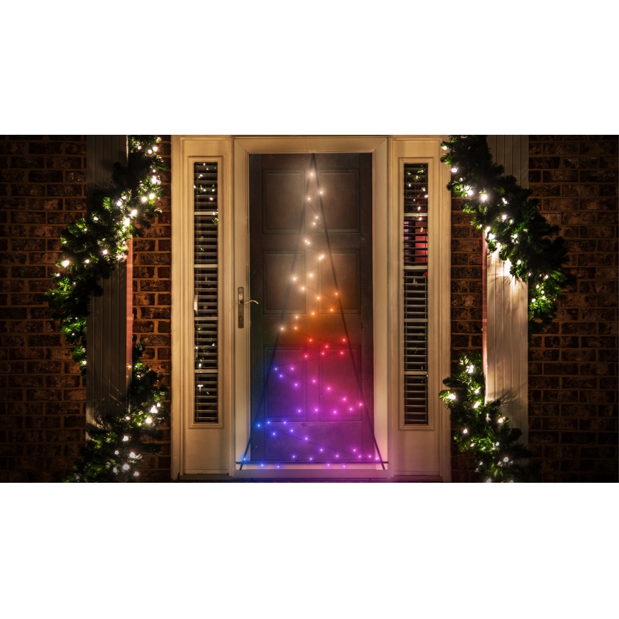 Twinkly - LED RGBW Stmievateľný vonkajší vianočný stromček LIGHT TREE 70xLED IP44 Wi-Fi