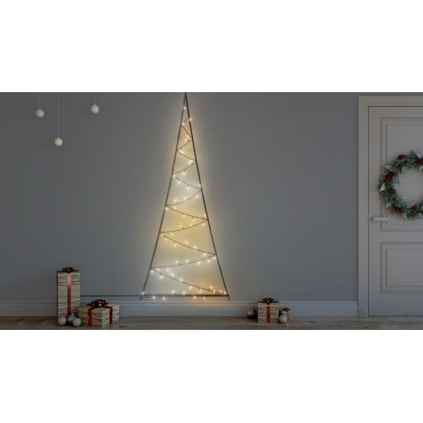 Twinkly - LED RGBW Stmievateľný vonkajší vianočný stromček LIGHT TREE 70xLED IP44 Wi-Fi