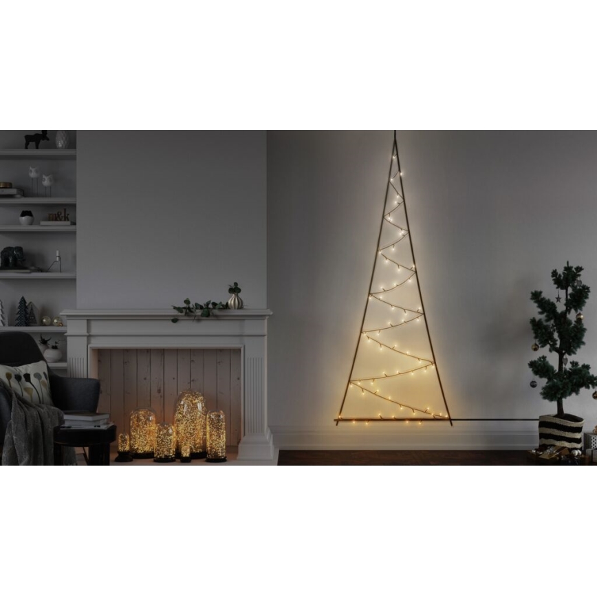 Twinkly - LED RGBW Stmievateľný vonkajší vianočný stromček LIGHT TREE 70xLED IP44 Wi-Fi