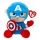 TY - Plyšová hračka SOFT CAPTAIN AMERICA Marvel 15 cm
