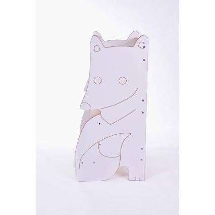 Učiaca veža FOX biela/javor