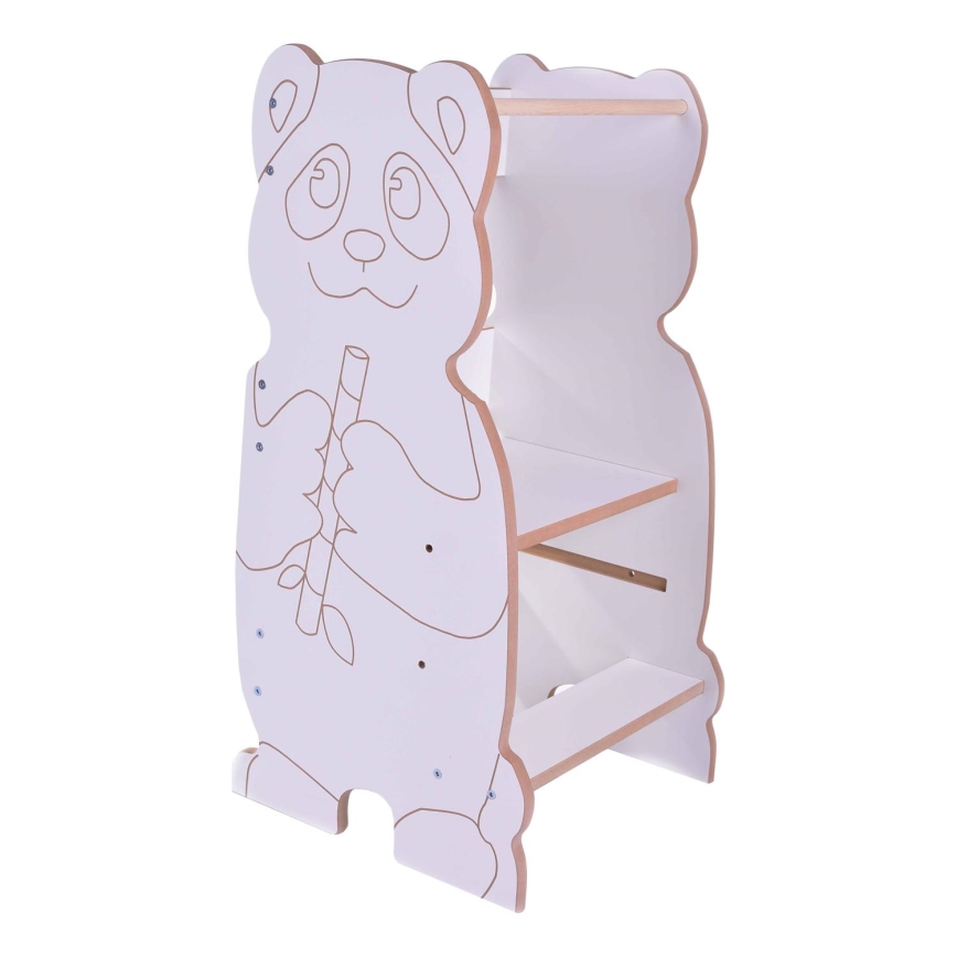 Učiaca veža PANDA biela