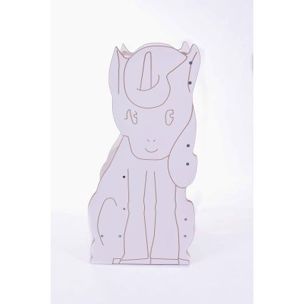 Učiaca veža UNICORN biela/javor