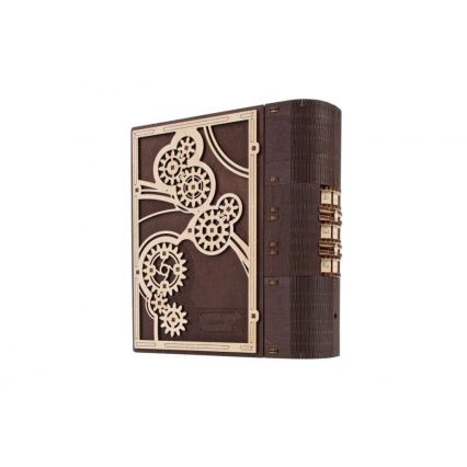 Ugears - 3D drevené mechanické puzzle Kniha tajomstiev