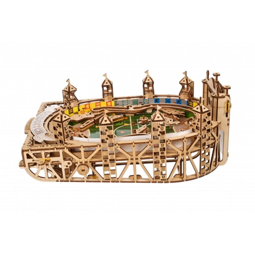 Ugears - 3D drevenené mechanické puzzle Harry Potter Quidditch Pinball