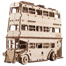 Ugears - 3D drevenené mechanické puzzle Harry Potter rytiersky autobus