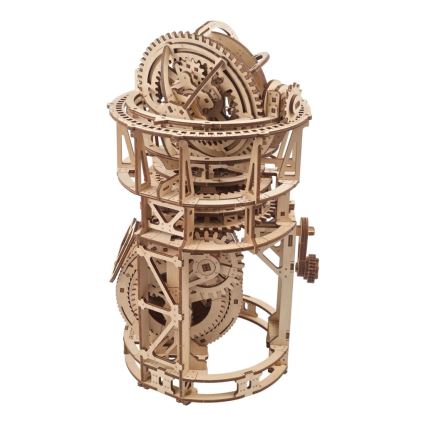 Ugears - 3D drevenené mechanické puzzle Hodinový strojček s tourbillonom