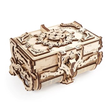 Ugears - 3D drevenené mechanické puzzle Starožitná šperkovnica