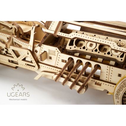 Ugears - 3D drevenené mechanické puzzle U9 Auto Grand Prix