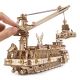 Ugears - 3D drevenené mechanické puzzle Výzkumná loď