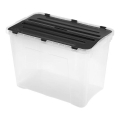 Úložný box DRAGON 60 l čierna/priehľadná