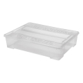 Úložný box TEX BOX 60 l priehľadný