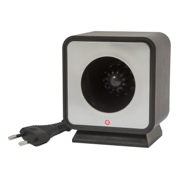 Ultrazvukový odpudzovač hlodavcov 1 W/230 V, čierny