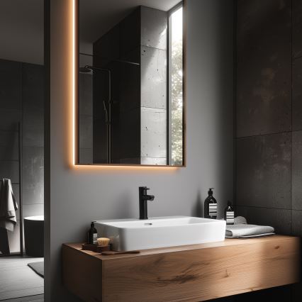 Umývadlová batéria RINGSTED 17,8 cm matná čierna