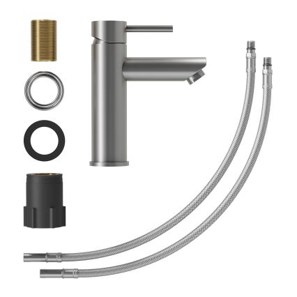 Umývadlová batéria RINGSTED 17,8 cm práškovo sivá