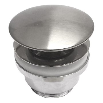 Umývadlová výpusť RODBY, priemer 6,6 cm, lesklý chróm