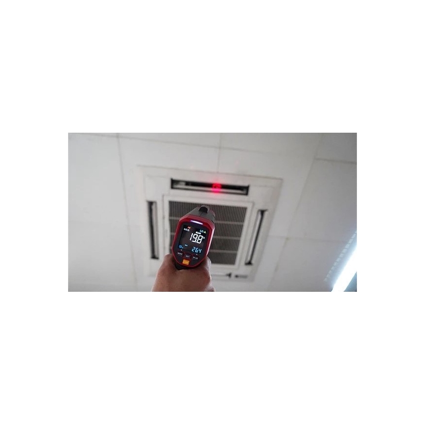 Uni-T - Infračervený bezkontaktný teplomer 1x9V 6LR61 1300°C