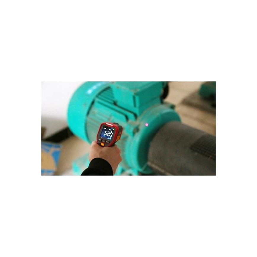 Uni-T - Infračervený bezkontaktný teplomer 1x9V 6LR61 600°C