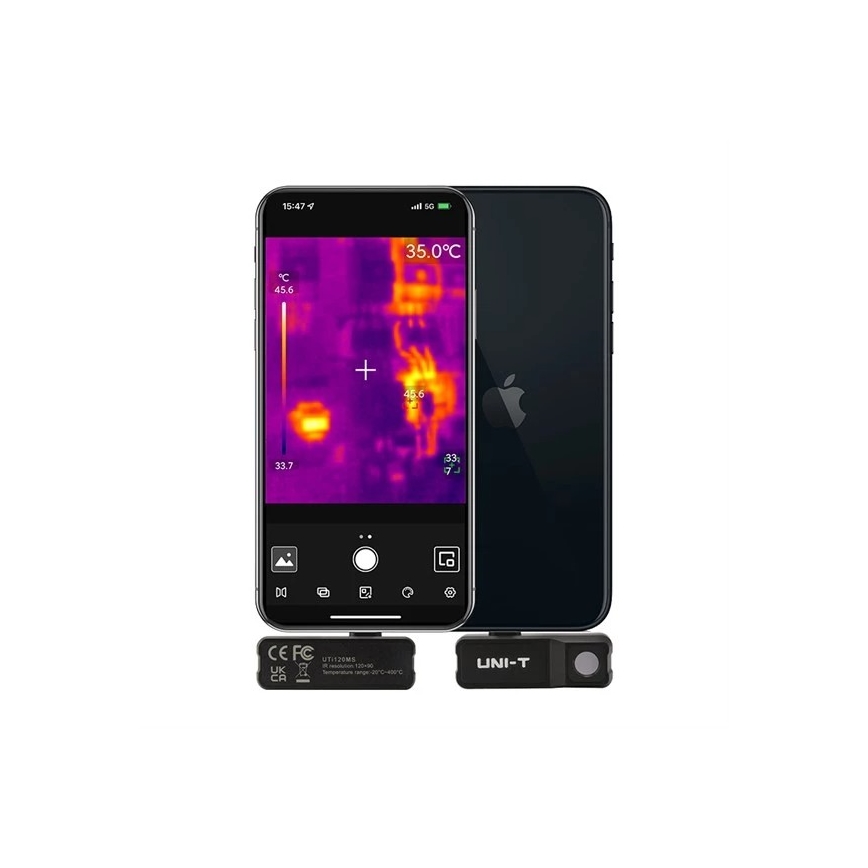 Uni-T UTi120MS - Termokamera lightning pre iPhone