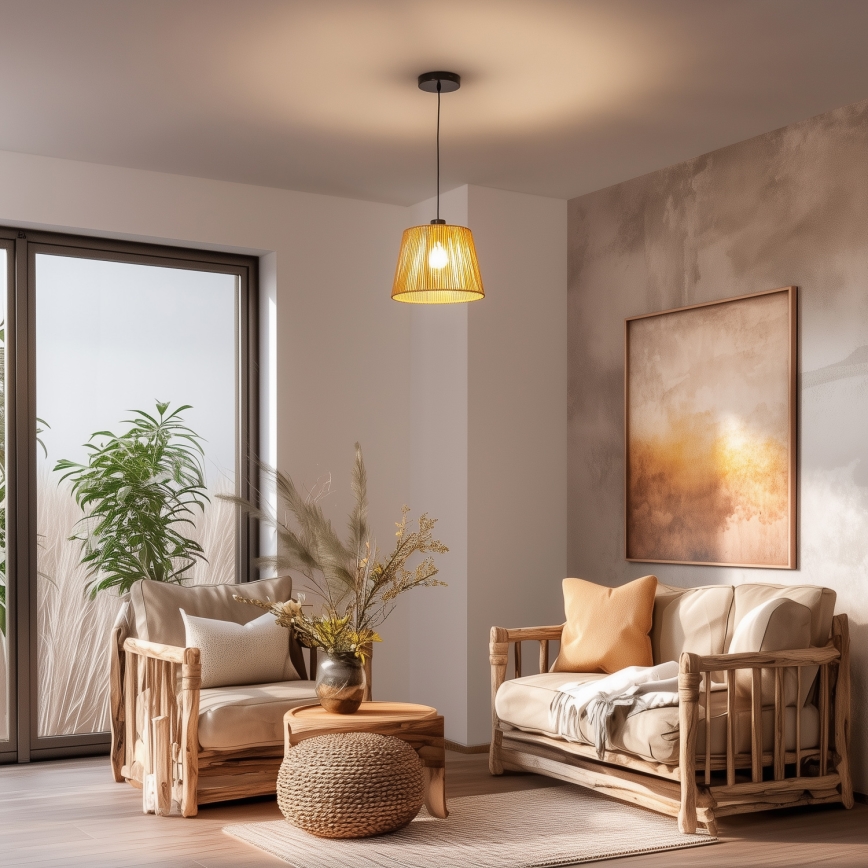 Univerzálne tienidlo KERIA, pr. 28 cm, hnedé