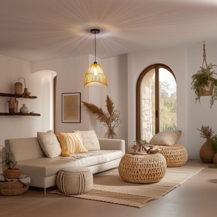 Univerzálne tienidlo KERIA pr. 30 cm hnedé